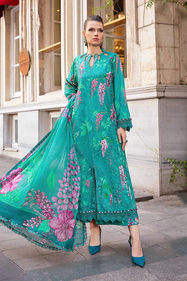 PURE Chiffon 3PC EMBROIDERED