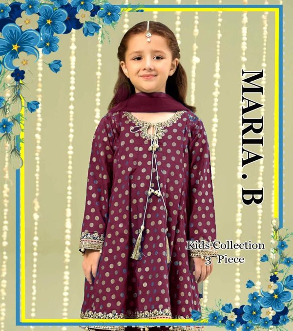 EMBROIDERY MARIA B kids LAWN collection