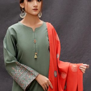 PURE LAWN 3PC EMBROIDERED(Replica Urge)