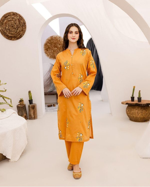 PURE LAWN 2PC EMBROIDERED