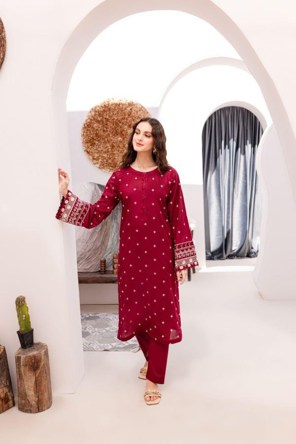 PURE LAWN 2PC EMBROIDERED